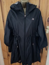 New Balance Lightweight Black Zip Up Hooded Coat Size S