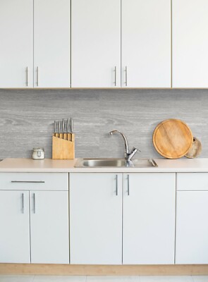 d-c-fix Wandfliese wasserdicht grau Eiche Holzoptik Küche Bad 60cm x15cm