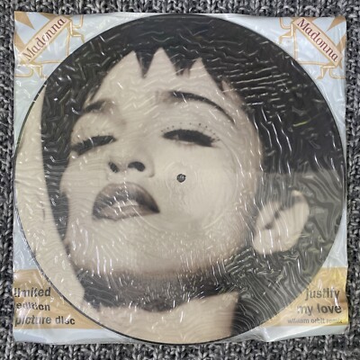 Madonna Lp 12  SEALED Picture Disc Justify My Love 1990  New Limited Edition