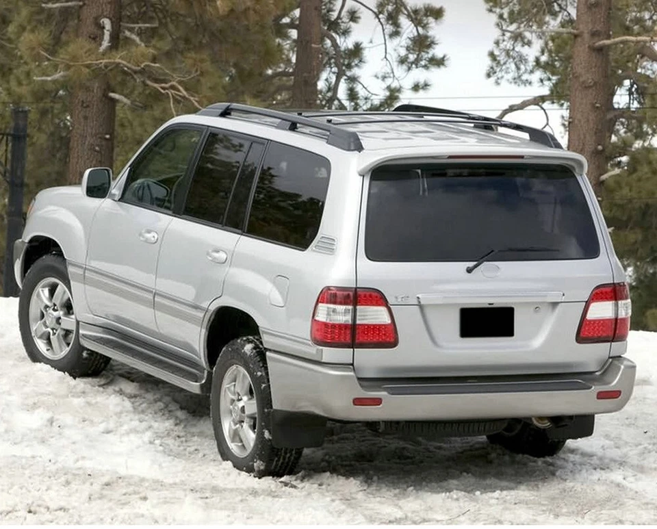 Riel de techo de 2 piezas para portaequipajes Land Cruiser J100 Lexus LX470 1998-2007 Foto 4 de 4