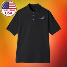 Atlas Air Airlines Airways Men's Black Size S-3XL