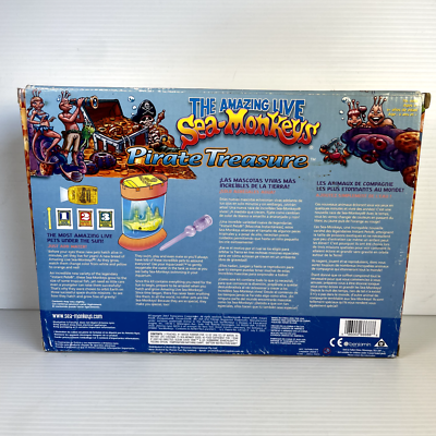 Amazing Live Sea Monkeys and Pirate Treasure Toy Game Vintage | eBay
