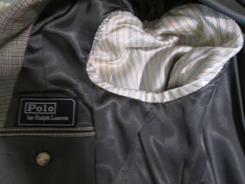 Men's Polo University Club Ralph Lauren Glen Plaid Blazer Size 42R - Picture 4 of 8
