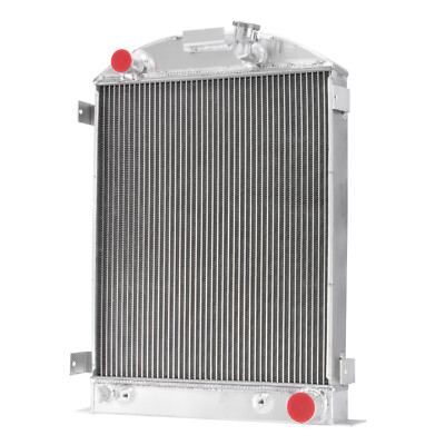 3 Rows Aluminum Radiator Fit 1930-1932 FORD HIGH BOY COUPE CHEVY V8 Engine