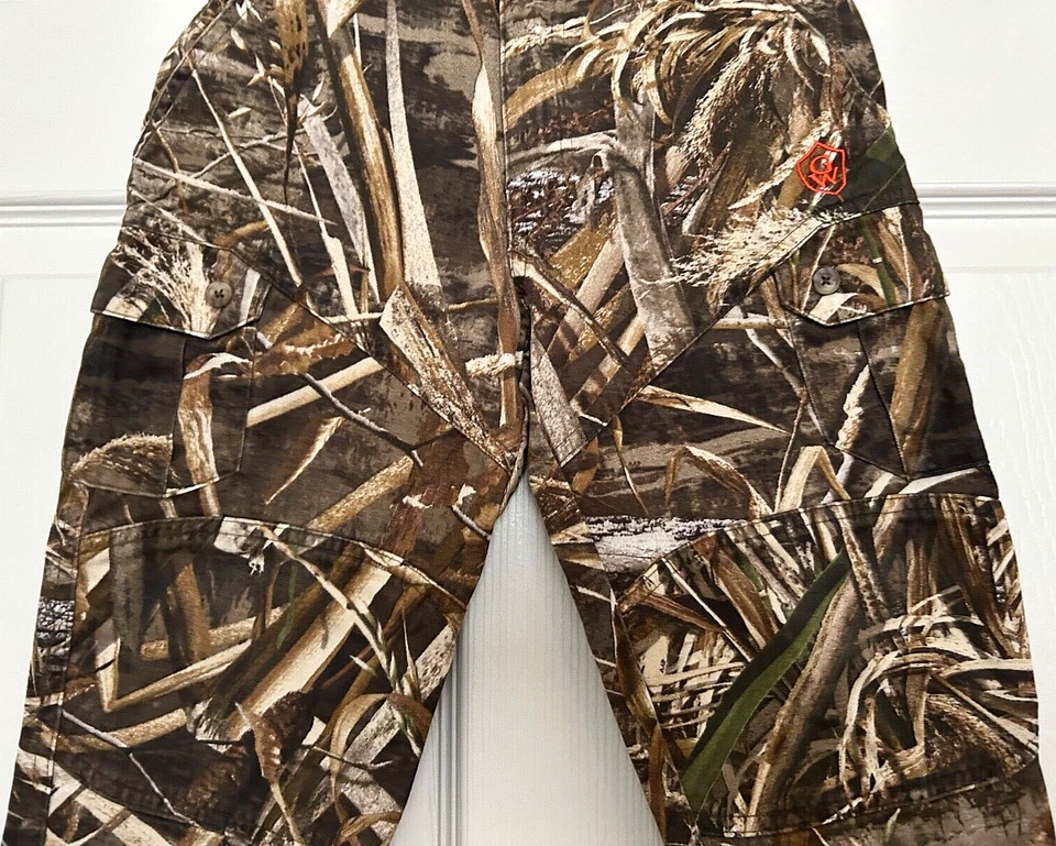 NEW Game Winner Little Boys Camo Cargo Hunting Pants - 4 - Adj. Waist/Iron Knees - Image 3 of 4