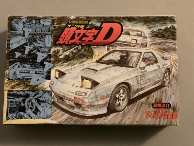 Maquette Aoshima 1/24 – Mazda RX-7 FC3S Initial D – Kit Voiture à Monter, Neuve