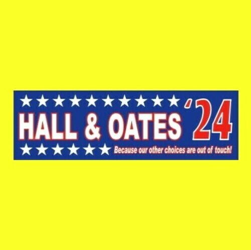 1985 HALL AND OATES CONCERT POSTER WALL ART PRINT FACSIMILE SIGNED