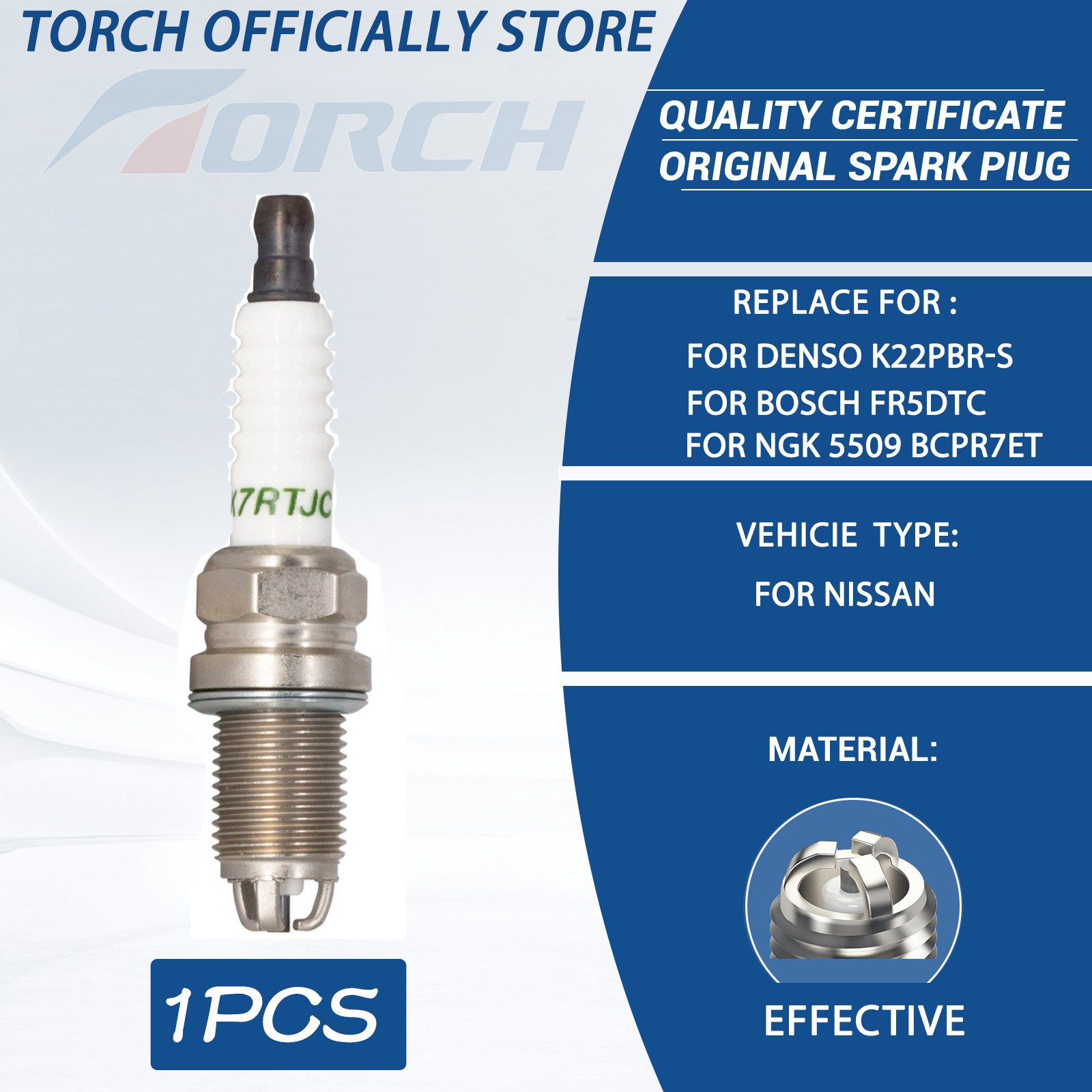 Torch K7RTJC Alternative spark plugs