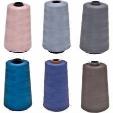 New 6000 Yards 50/2 Polyester Thread Cones