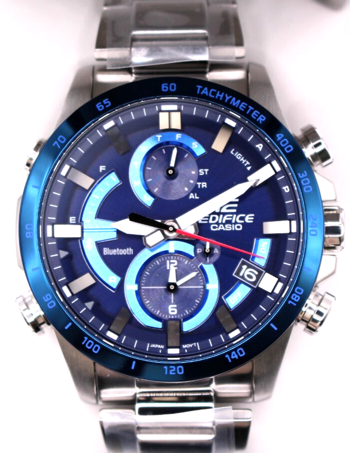 Casio EDIFICE EQB-900DB-2AJF Blue Dial Bluetooth Solar Analog Men