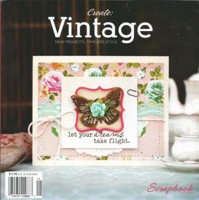 Create Vintage Timeless Scrapbook Trends January 2013 Mini Albums Wall Hang New