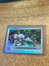 2022 Topps Baseball Rainbow Foil # 321 City of Walk-Off Love Phillies Harper