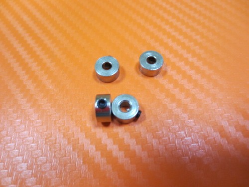 4 pezzi anelli di regolazione anelli di bloccaggio 3 mm anello di regolazione asse ruota vite esagonale - Foto 3 di 3