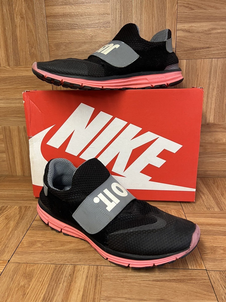 RARE Sz 12 - Nike Lunar Fly 306 Black Pink Gray 644395-002 2014