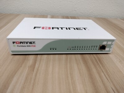 Fortinet FortiGate 60D-POE Firewall Security Appliance *NO ADAPTER*