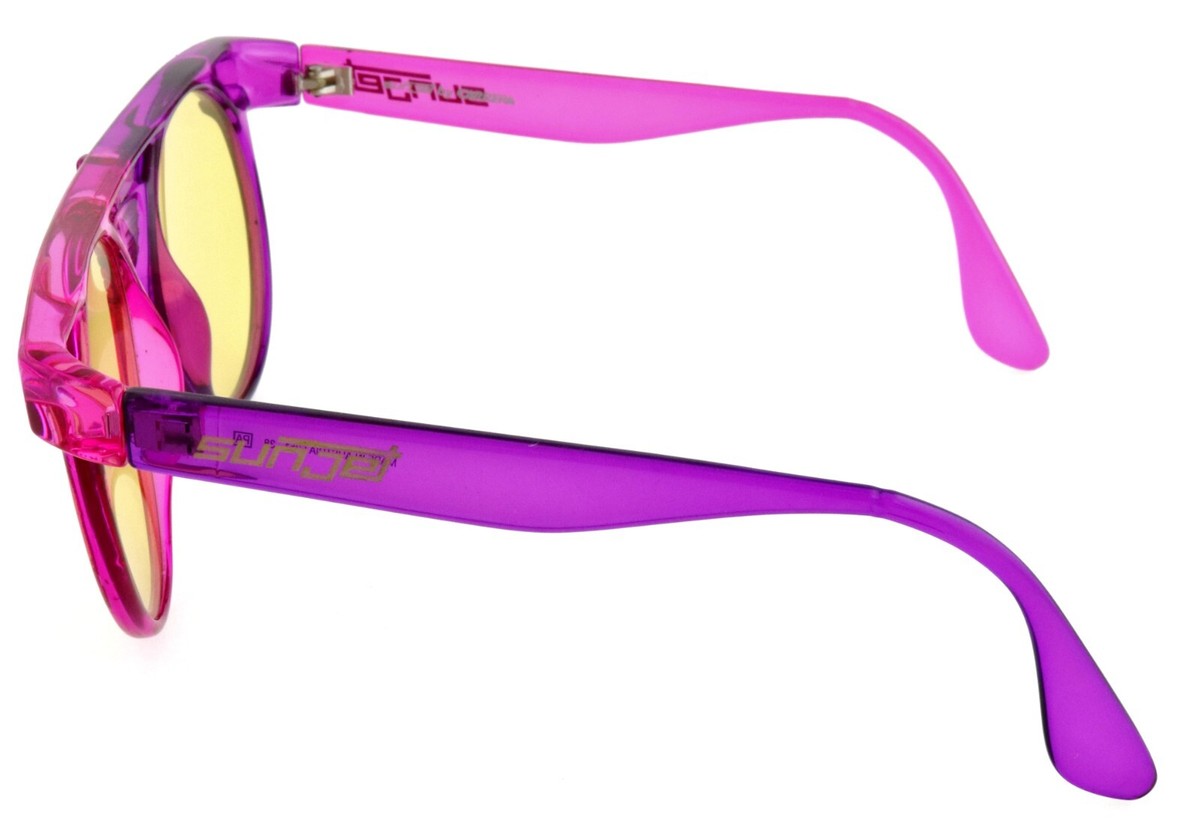 NOS Vintage SUNJET by CARRERA 5251 38 50mm Pink Translucent