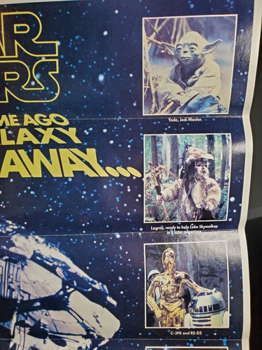 Star Wars Poster 1984 George Lucas Original Folded Vintage 22x17 - Picture 5 of 10