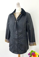 New Barbour Navy Beadnell Wax Jacket £229 Uk 8 Eu 34 Usa 4 Small Net A Porter