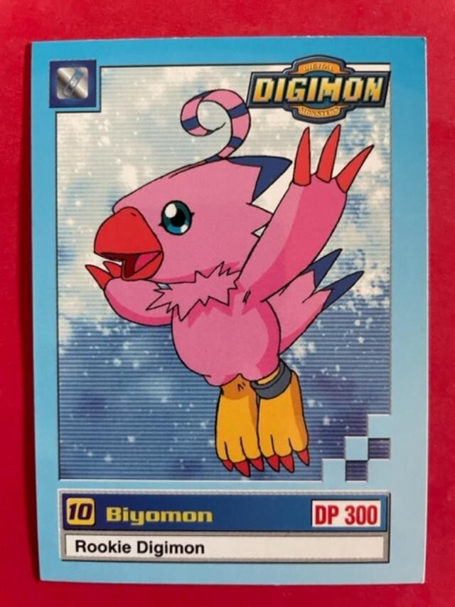 Biyomon #10 Vintage Digimon Card UpperDeck Bandai Series 1 13 of 34