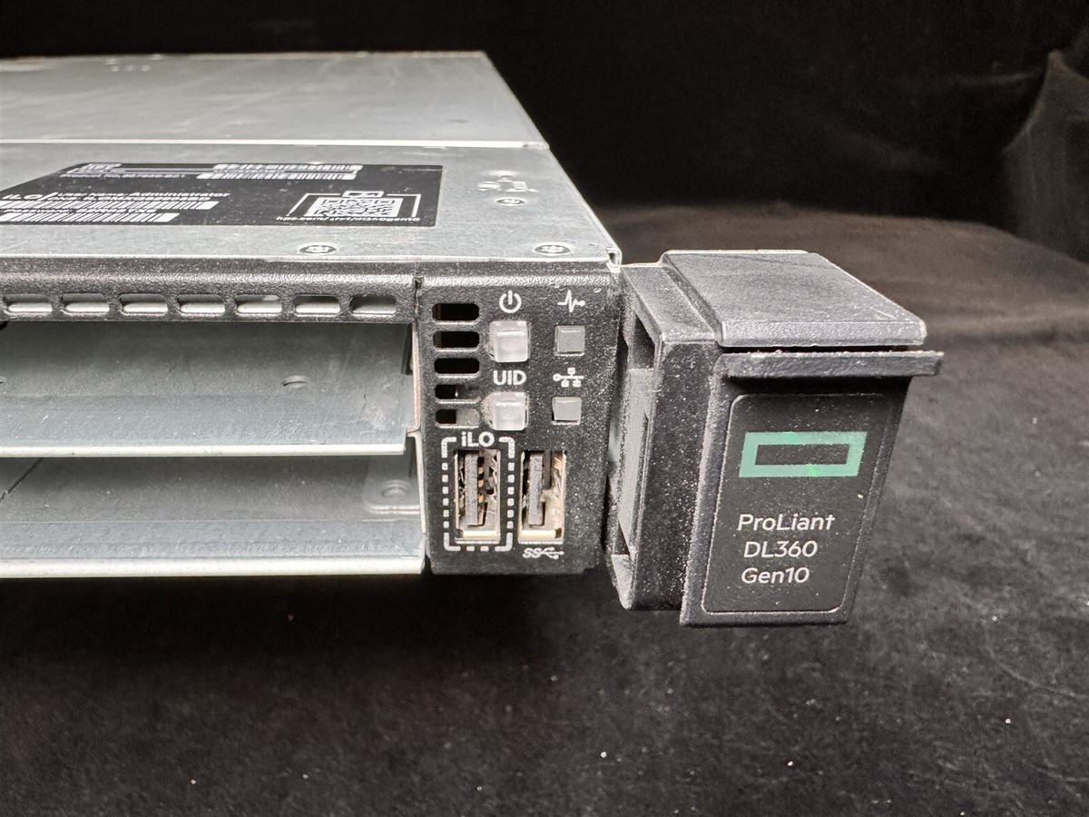 HPE DL360 Gen10 10SFF 2x Gold 6130 32-Core 512GB RAM P408i-a 10x