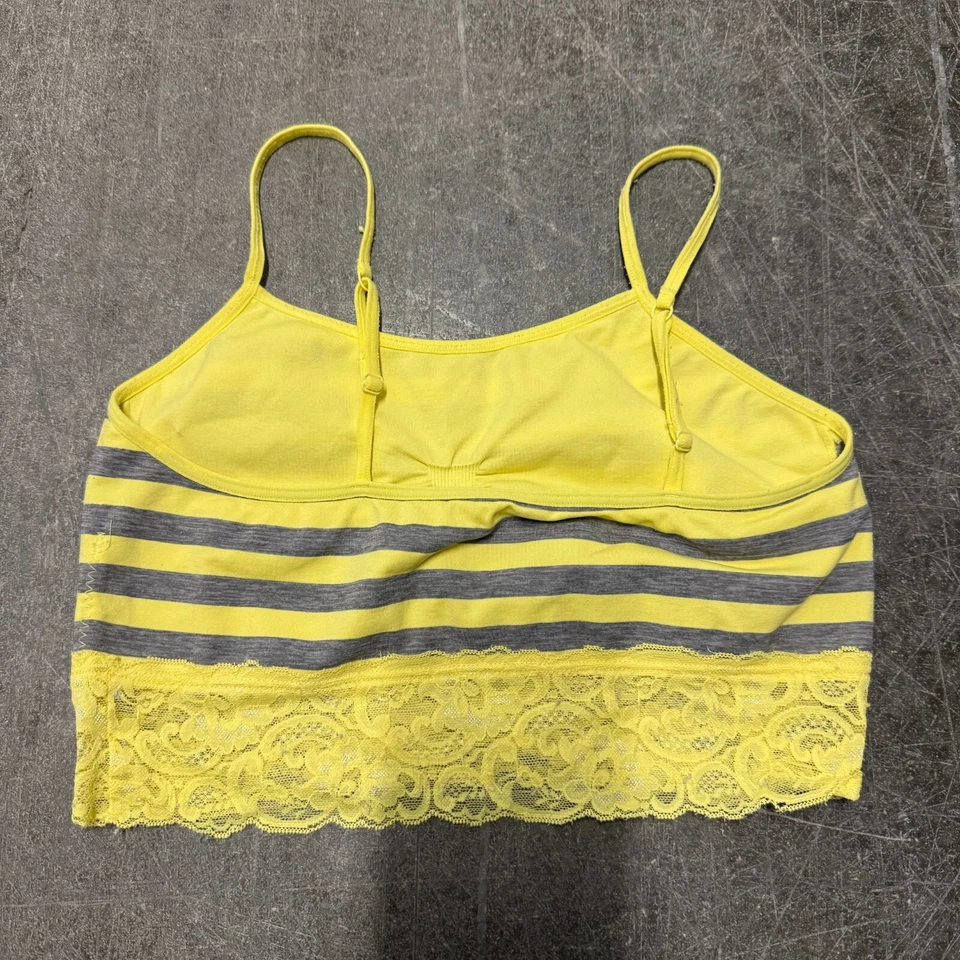 Женский бюстгальтер Cami без границ L в желтую полоску с регулируемыми ремешками Bumblebee Lace - Изображение 2 из 4