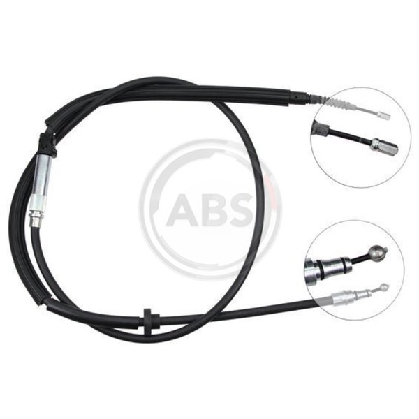 A.B.S. Handbremsseil Bremsseil Links Rechts Passend FüR Audi Allroad A6 Avant-image