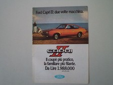 advertising Pubblicità 1974 FORD CAPRI II