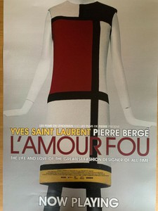 Yves Saint Laurent L Amour Fou Official Uk Movie Poster Pierre Berge Mint Ebay