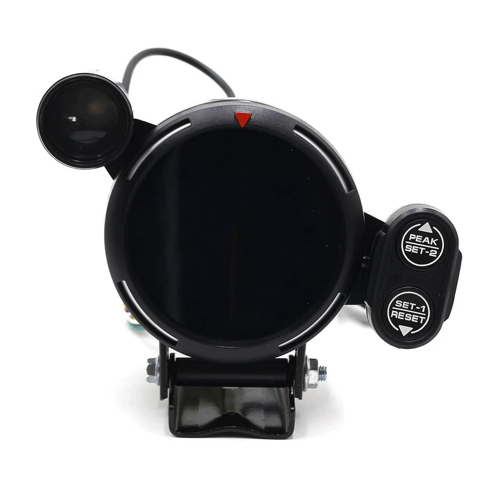 3.5'' 80mm Tachometer Gauge High Speed Stepper Motor RPM Rev Counter 7 Color LED - Image 3 of 4