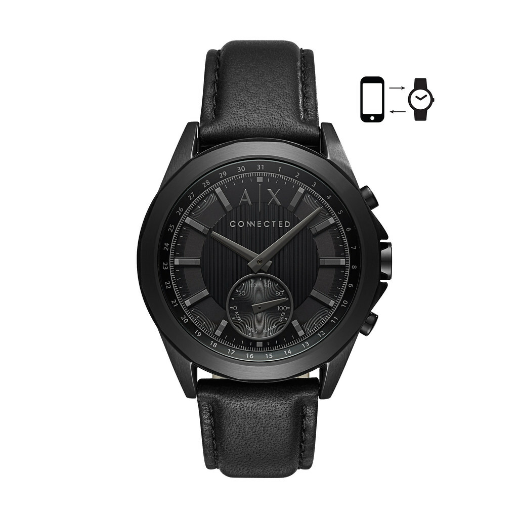 armani exchange connected gold