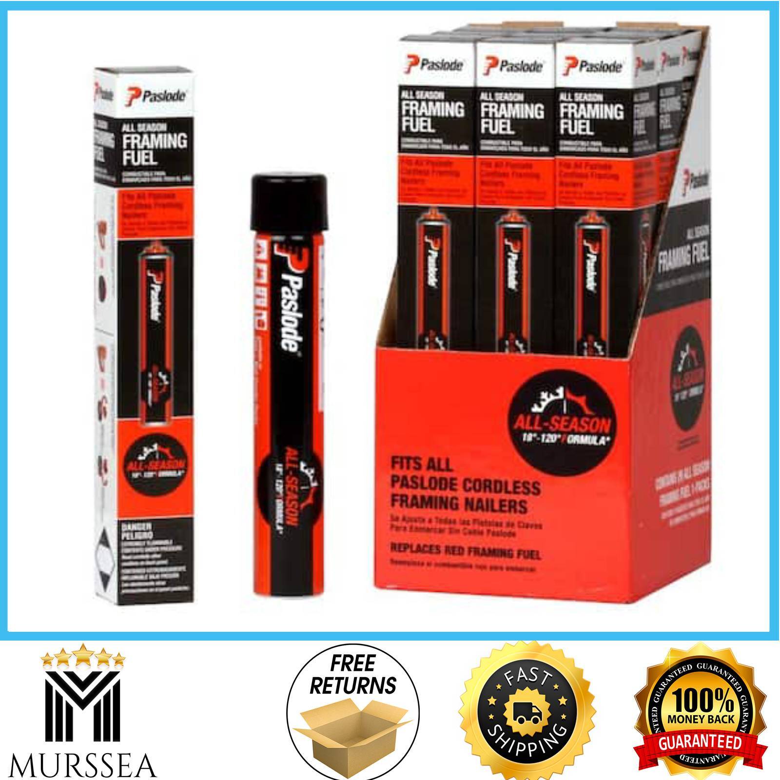 Universal Spare Framing Fuel For All Cordless Framers , Paslode Tool Cartridge