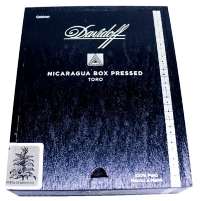 Davidoff Toro Nicaragua Box Pressed Empty Wood Cigar Box 6.5'' x 5.5'' x 1.75''