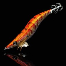 Rui Squid Jig Gold Back Red Belly Two Tone Foil KR114 Size 3.5 Egi Fishing Lure
