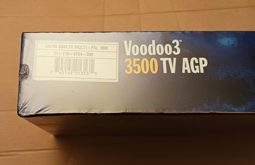 3DFX VOODOO3 3500 TV AGP GRAPHICS CARD - 16mb (PN:11-110-0794-008) - Sealed box - Picture 15 of 21