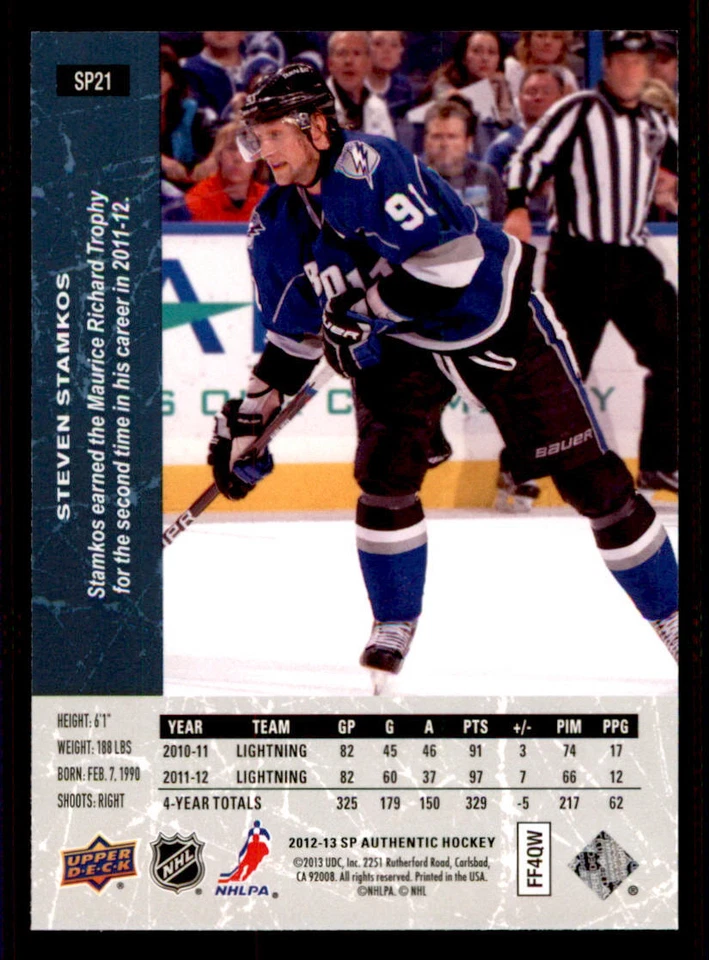 2012-13 SP Authentic 1994-95 SP Retro #SP21 Steven Stamkos - Image 2 of 2