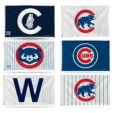 Chicago Cubs 3x5 outdoor Flag - Large Outdoor Flag - Pole flag - pick your style