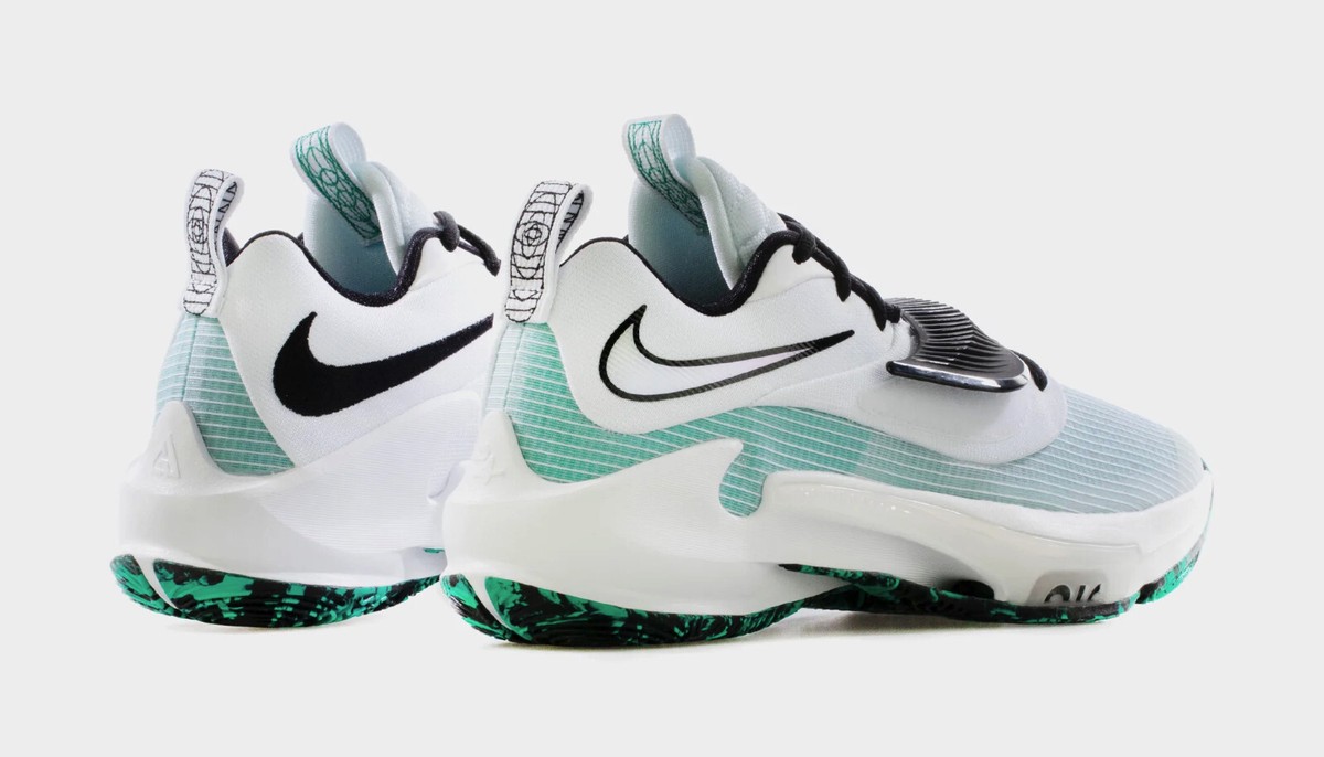 Nike Zoom Freak 3 WHITE EMERALD Giannis Sz 10.5 1 2 4 6 7 8 9 11