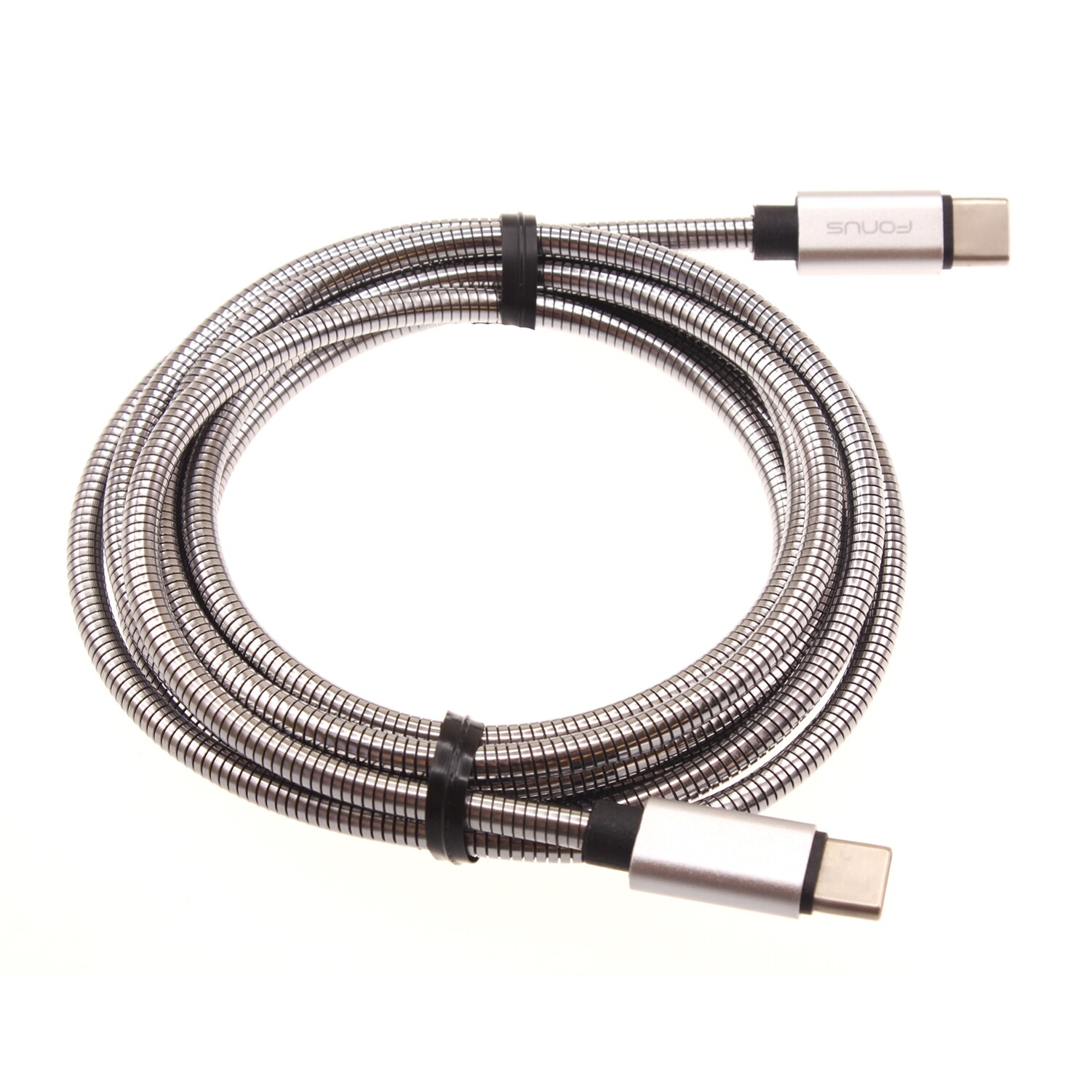 6ft Metal PD USB-C to USB-C Fast Charging Cable for Galaxy S24/Plus/Ultra