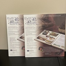 1999 Creative Memories 12 X 12 Page Protectors 2 Packs Old style