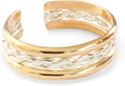 & Sterling Silver | Unisex Adjustable Toe R Toe Ring | Braid Stack 14K Gold Fill