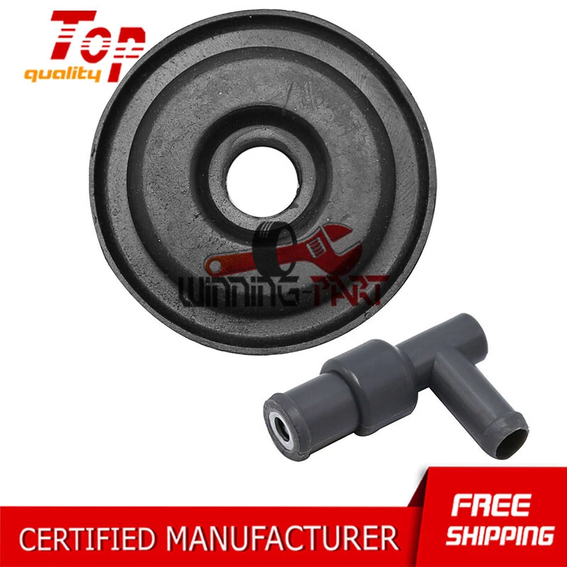 Juego de codo de cubierta de válvula PCV ojal de válvula para Dodge Ram Jeep Grand Cheokee Foto 2 de 4