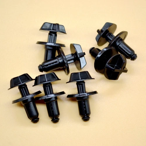 10pcs Fender Liner Rivet Radiator Sight Shield Push-Type Clips for Ford Mustang