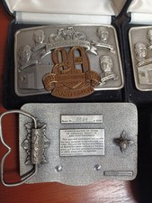 Vintage 1982 HARLEY DAVIDSON MOTORCYCLES 80th Anniversary BELT BUCKLE