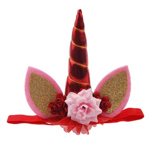 Magical Licorne Corne Oreille Bandeau Nouveau Ne Bebe Filles Pince A Ebay