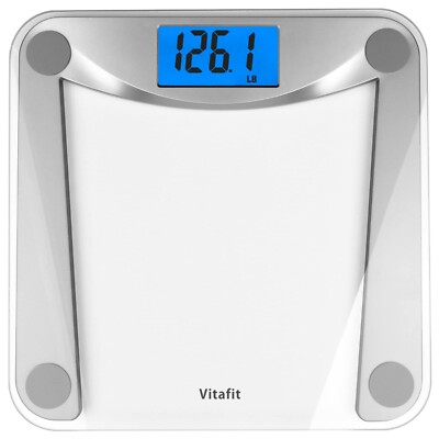 Vitafit Digital Bathroom Weight Scale for Body Weight, High Accuracy Assured ...