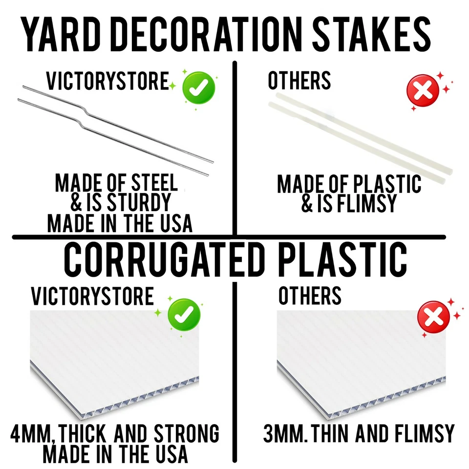 Victory Store Mr. and Mrs. Juego de letreros de decoración de recepción de boda, 7 piezas Foto 4 de 4