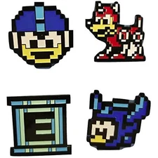 CAPCOM Mega Man 8-Bit Classic Video Game Retro Pin Set - 4 Pins In Set - New!