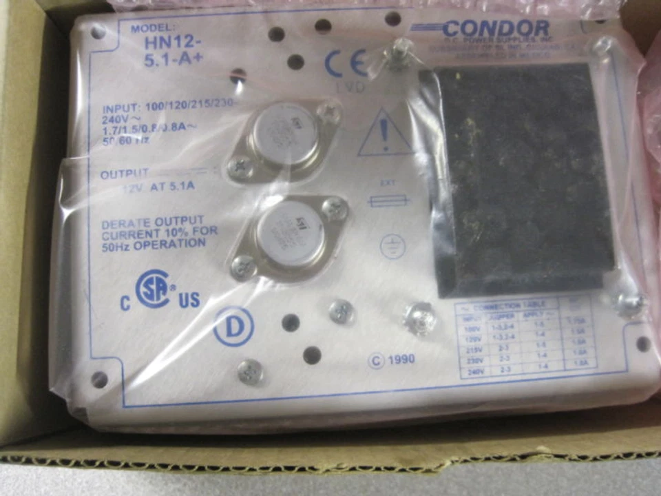 NEW CONDOR HN1251A POWER SUPPLY HN12-5.1-A - Image 2 of 2