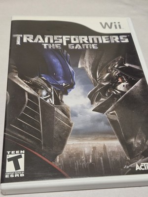 Transformers The Game Nintendo Wii 2007 Complete In Box With Manual CIB