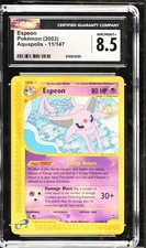 CGC 8.5 Espeon 11/147 Aquapolis Non-Holo Pokemon Card on eBay